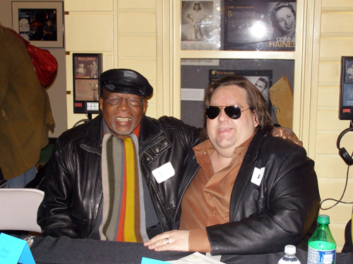 Joey with Hamp King Bee Swain at Macon Music Book Release