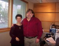 Joey with Lisa Mullins at Studio GPR in Boston