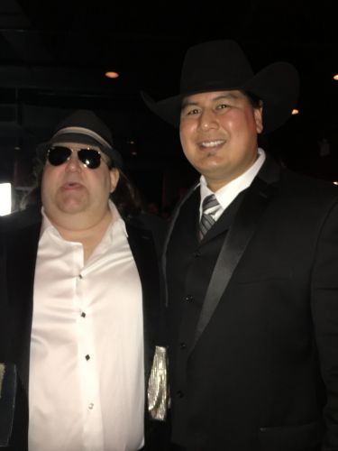 Joey with country rising star Moses Rangel from Texas at Soiree NYC 2018