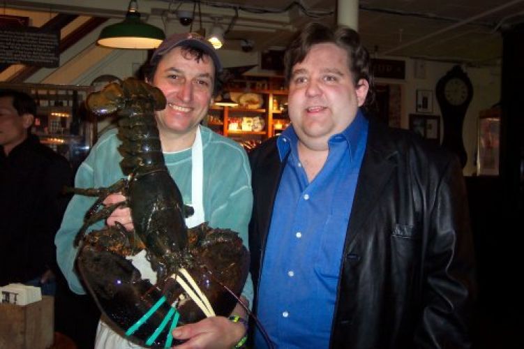 joey with 9-pound lobster 