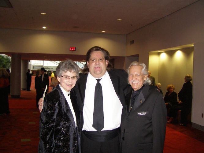 Joey with Dr. Bobbi Bailey and Johnny Carson at GAMusicHOF 2009