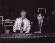 Joey at the board with President Jimmy Carter