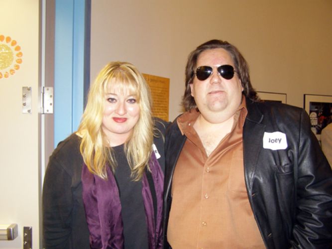 Music-from-Macon-book-signing-Joey-with-author-CandiceDyer