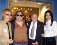 Joey with Gary Montgomery, Alan Walden and Tosha Walden at Macon Music Book Release