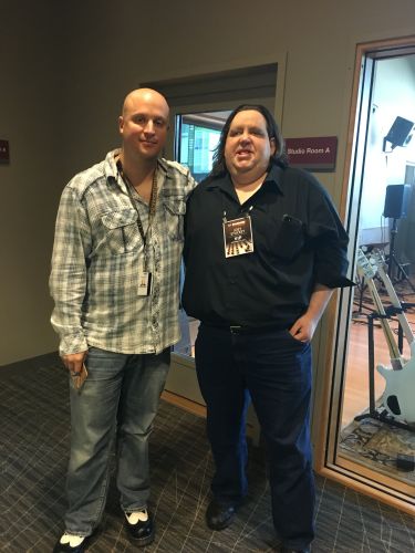 Joey with Sweetwater Producer & Engineer Mark Hornsby