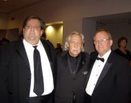 Joey with John L Carson and Talmadge Stuckey at 2009 GA Music HOF Awards