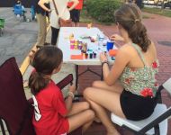 Face painting at Alive Day