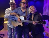 Joey with Ed Roland and Diane Durrett at Tricky Stewarts studio in ATL