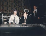 joey with jimmy carter in studio