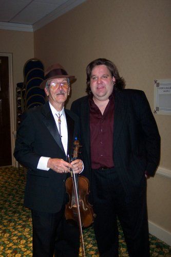 Joey with Jerry Burke at Atlanta Country Music Hall of Fame in 2005