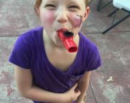 face painting and kazoos at alive day