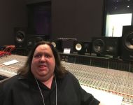 Joey at the console in Studio A at Hybrid Studios