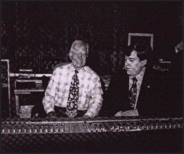 Joey at the board with President Jimmy Carter
