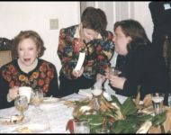 Joey at dinner with Rosalyn Carter