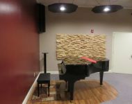 Piano room at studio 4
