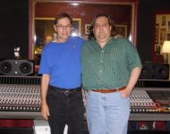 Joey with Seaborn Jones in studio